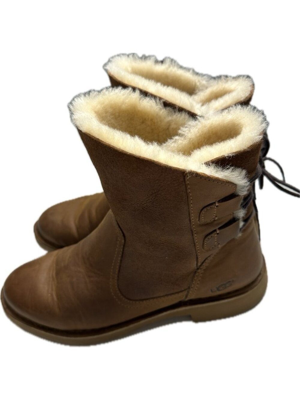 Ugg Naiyah Women Short Boots Chestnut US 9.5